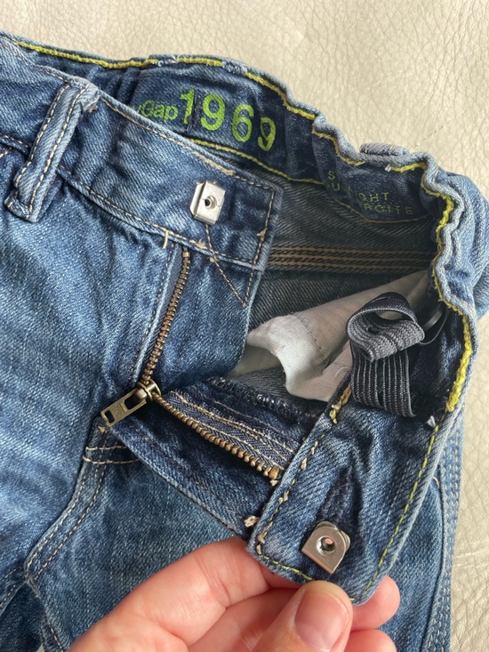 Gap Straight Like New Toddler Jeans, Indigo Wash, Front & Back Pockets - Picture 12 of 13